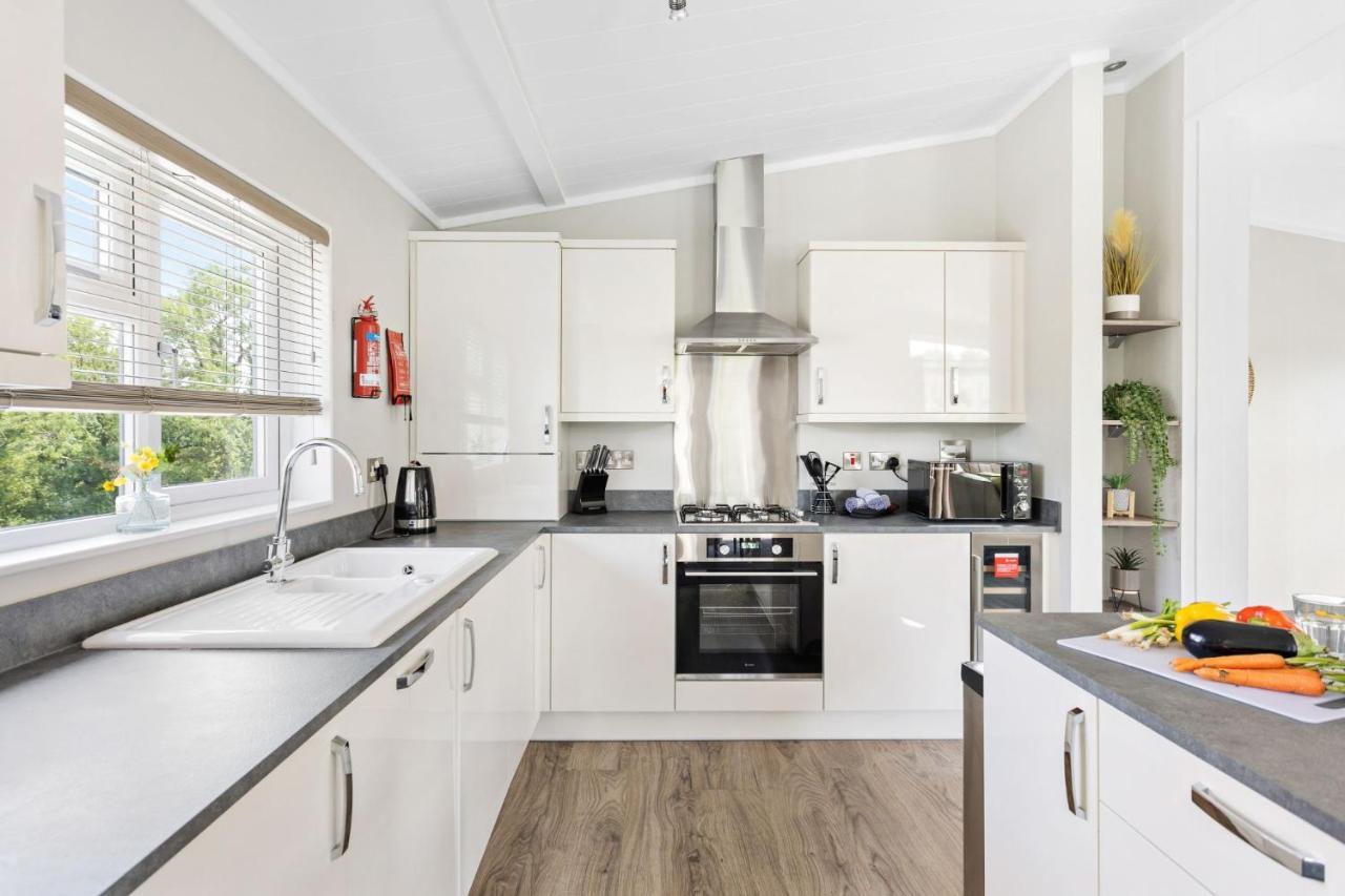 Rose Lodge, 21 Roadford Lake Lodges Lifton Bagian luar foto